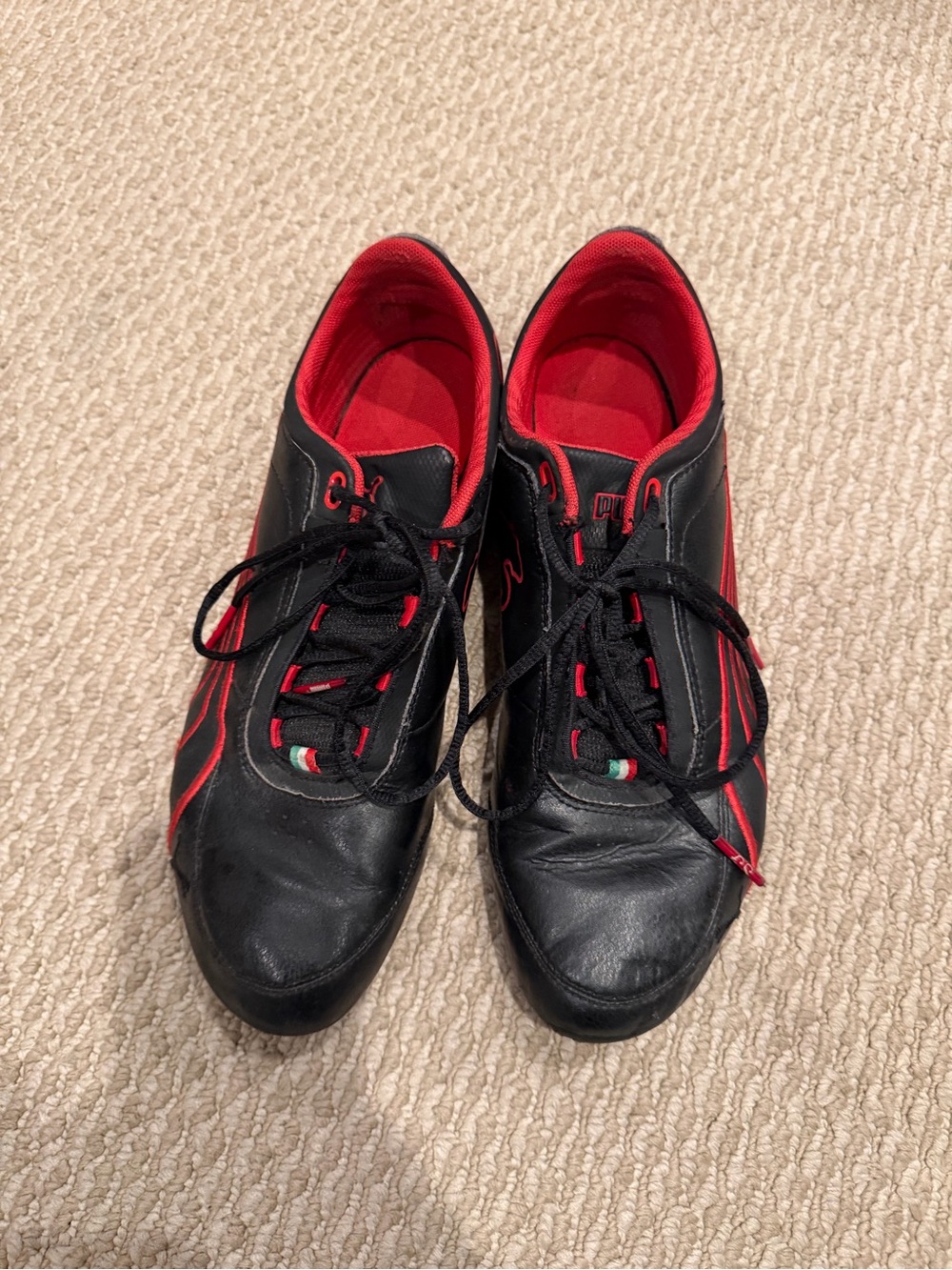 Puma x Ferrari Drift Cat 4 SF Shoes Leather Driving Sneaker